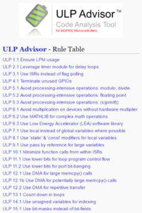 ulp-rule-table