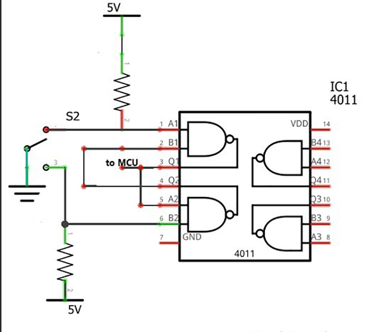 Схема включения tc4011bp