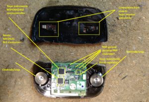 heart monitor with compononents