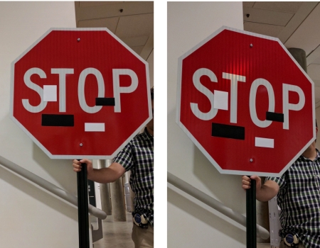 camouflage art stop sign