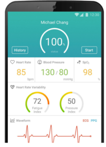 MediaTek Smartphone biosensor tracks heart rate blood pressure and more