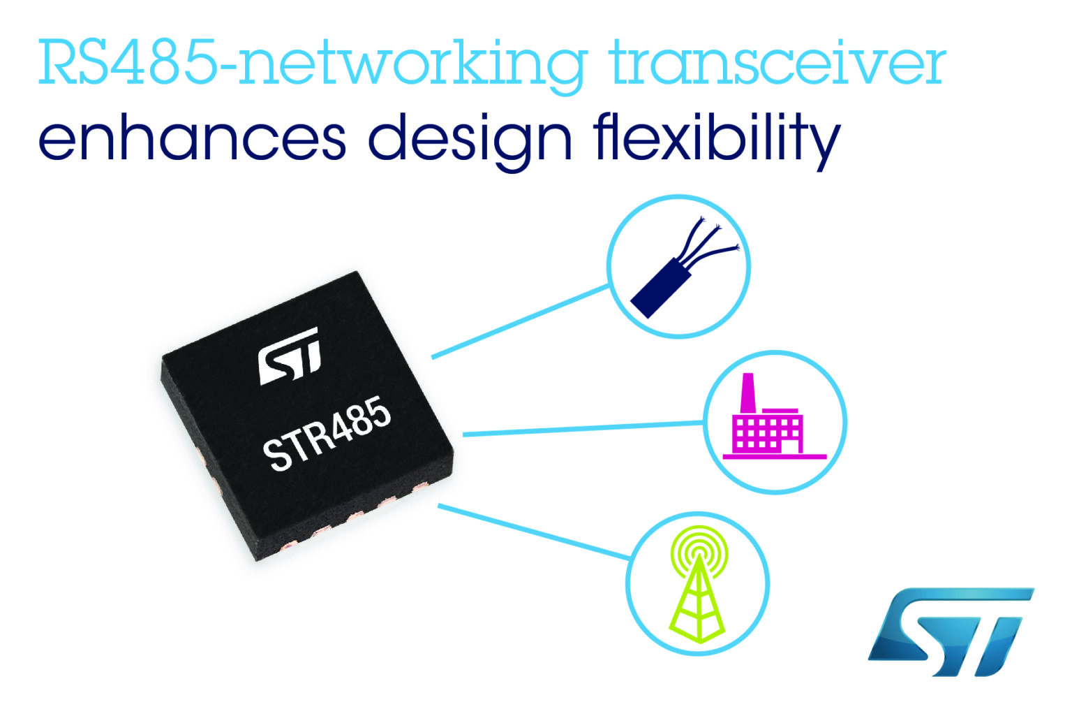 transceiver simplifies design, saves BoM