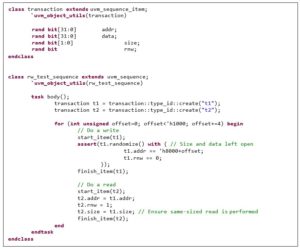 How to structure SystemVerilog for reuse as Portable Stimulus