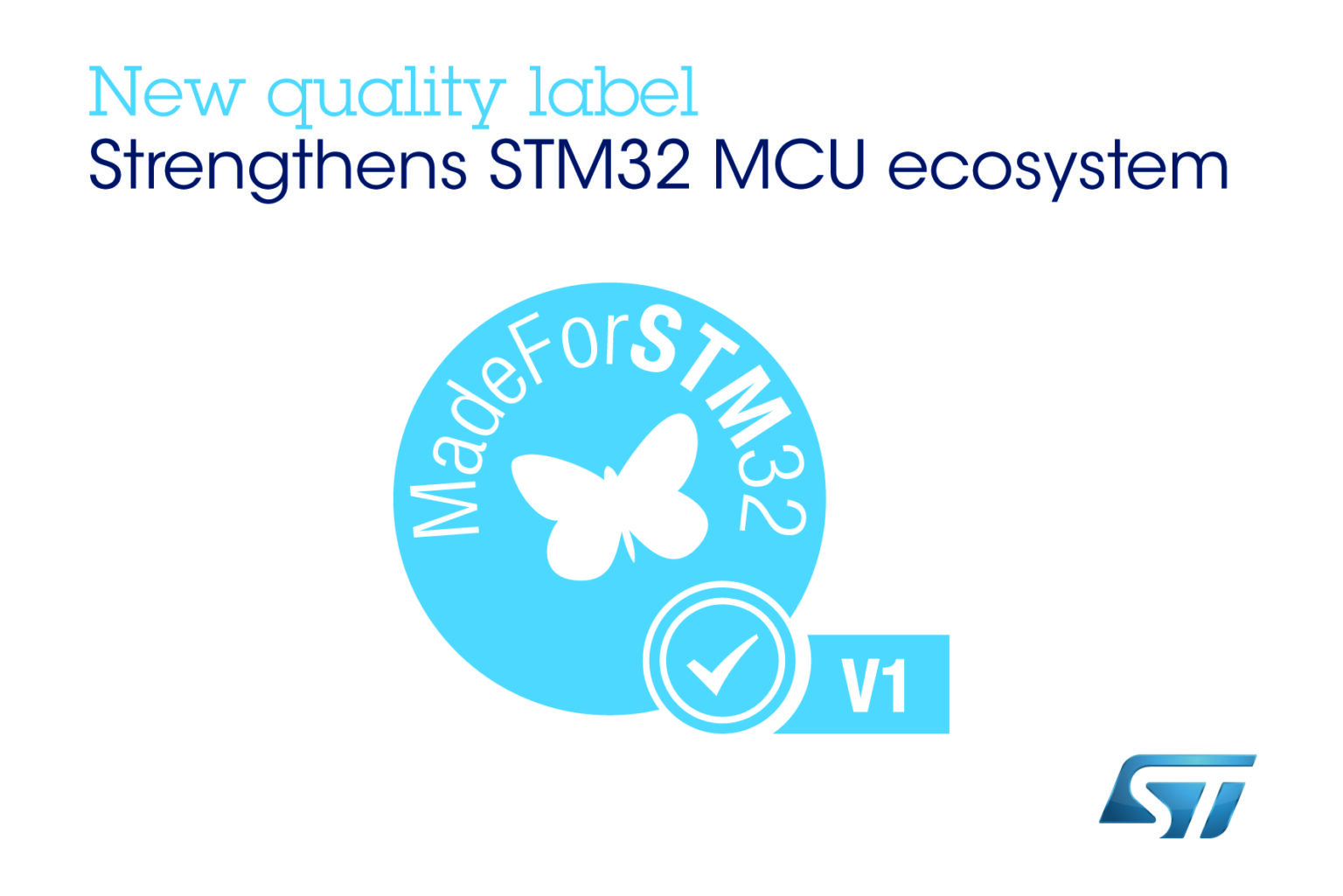STM32 microcontroller thirdparty products can get approval labels