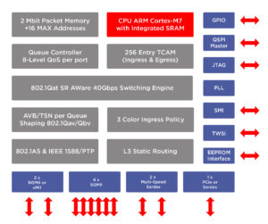 High-port multi-gigabit Ethernet switches