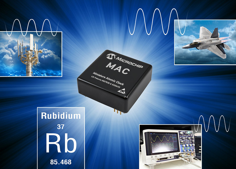 MAC-SA5X miniaturized rubidium atomic clock