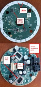bottom PCB with callouts