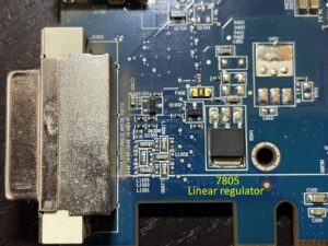 7805 linear regulator