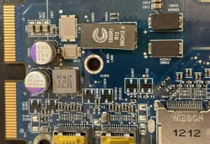 Grounding and heat sink holes
